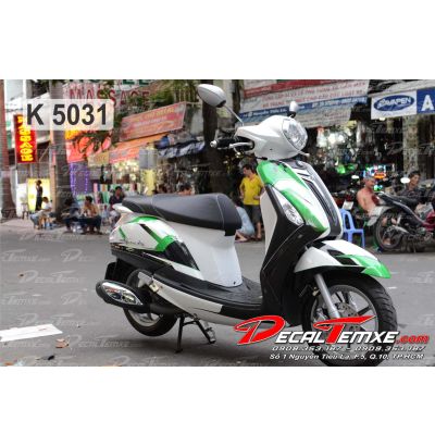 Tem Nozza Grande phối trắng đen xanh