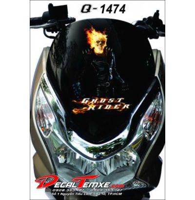 Tem Mặt Nạ PCX Ghost Rider