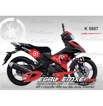 Tem Exciter 150 Spider Man