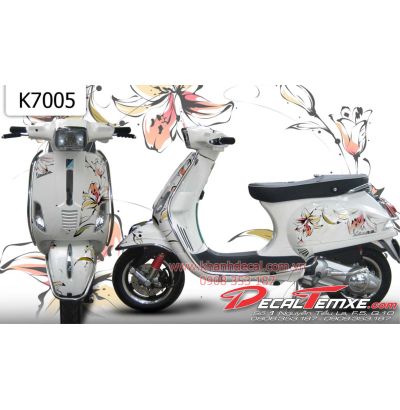 Tem Vespa Bông Hoa 7005