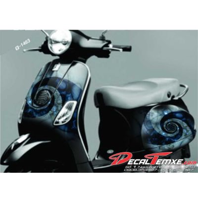 Tem Vespa Họa Tiết 3D 1463