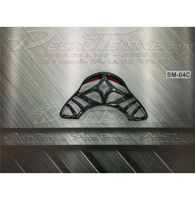 Chụp đèn lái SH mode sơn carbon