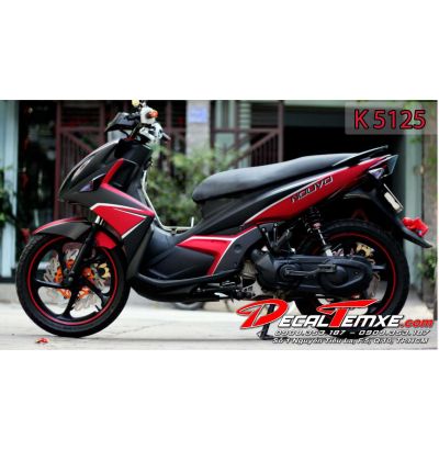 Tem Nouvo 4 phối đỏ đen trắng