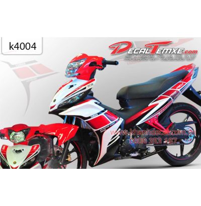 Tem Exciter 2012 135LC trắng đỏ