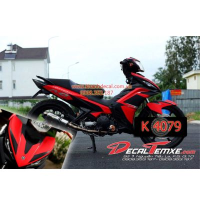 Tem Exciter 2012 RC đỏ đen