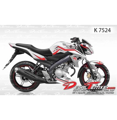 Tem FZ 150i Hoa văn đỏ đen