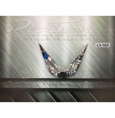 Ốp chữ U dưới mặt nạ Lead 2013 mạ Chrome