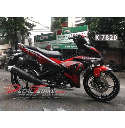 Tem Exciter 150 Deadpool