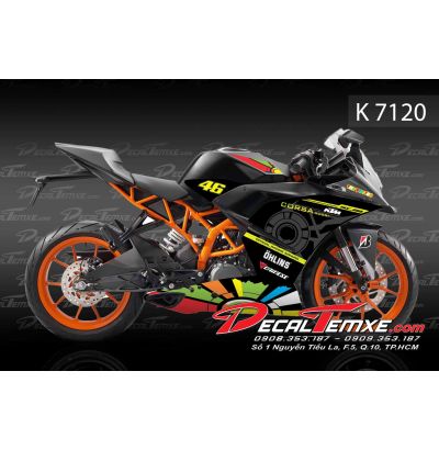 TEM KTM RC CORSA ROSSI