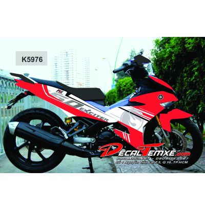  Tem Exciter 150 Ducati trắng đỏ