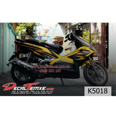 Tem Airblade 2010 vàng đen
