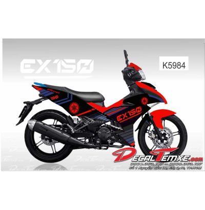 Tem Exciter 150 Sọc thể thao