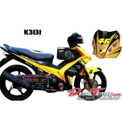 Tem Exciter 2010 Monster đen vàng