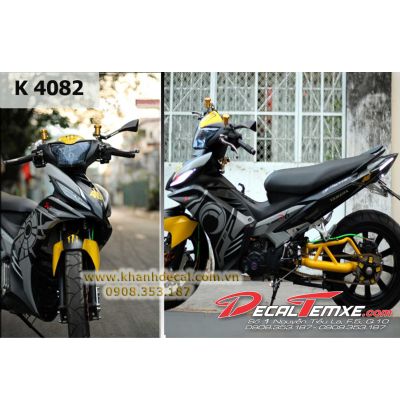 Tem Exciter 2012 Monster đen xám
