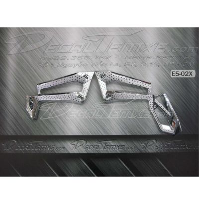 Ốp Gác Chân Exciter 150 mạ Chrome