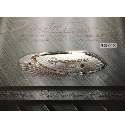 Ốp che pô Nozza Grande mạ Chrome