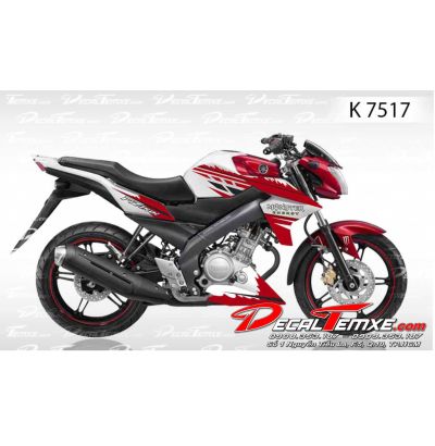 Tem FZ 150i Monster trắng đỏ
