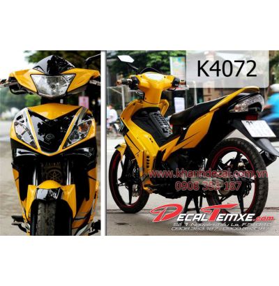 Tem Exciter 2010 phối màu vàng đen