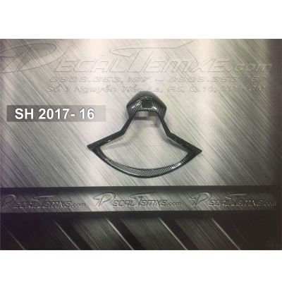 ỐP VIỀN ĐỒNG HỒ  SH 2017 SƠN CARBON