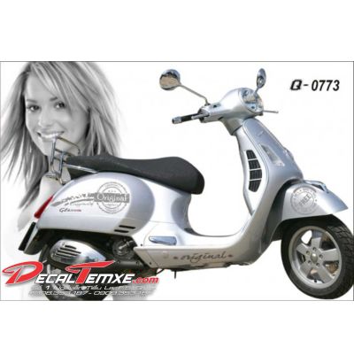 Tem Vespa Hoa Văn 0773