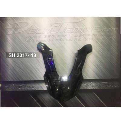 Ốp mặt nạ SH 2018 SƠN CARBON