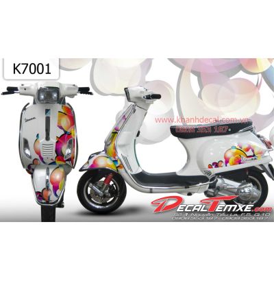 Tem Vespa Sắc Màu 7001