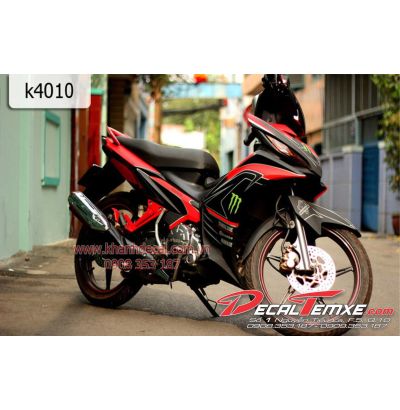 Tem Exciter 2012 Monster đỏ đen