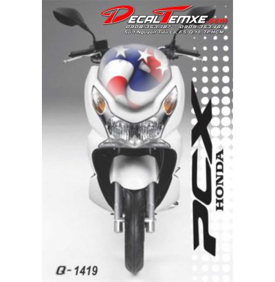 Tem Mặt Nạ PCX Cờ Mỹ