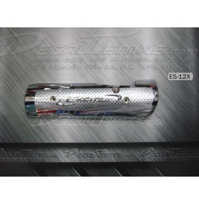 Ốp che pô Exciter 150 mạ chrome