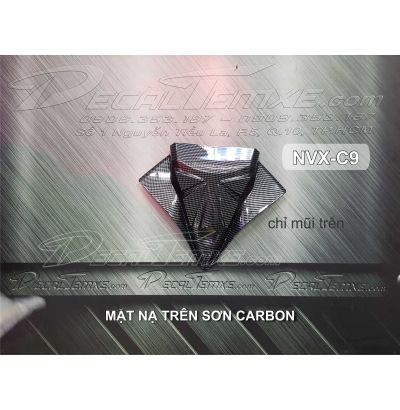 Ốp mặt nạ trên NVX sơn carbon