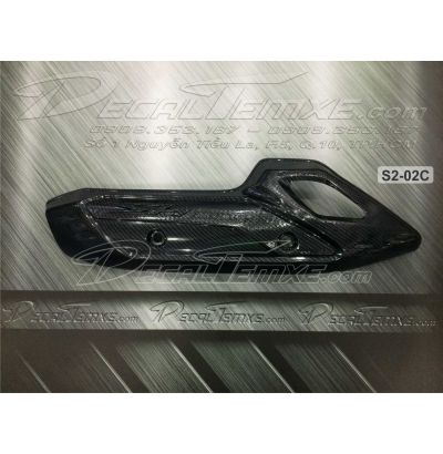 Ốp che pô Sh 2012 sơn carbon