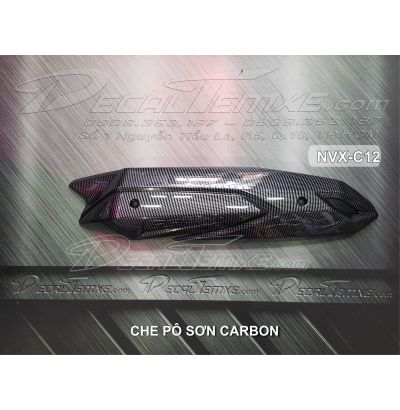 Ốp che pô NVX sơn carbon 