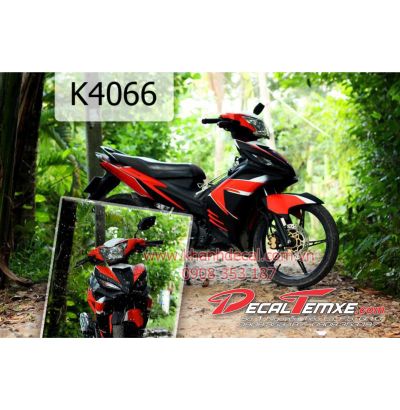 Tem Exciter 2012 phối đen đỏ trắng