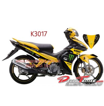 Tem Exciter 2012 Monster Dewalt vàng đen