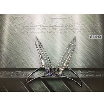 Chụp xi nhan trước SH 2102 mạ chrome
