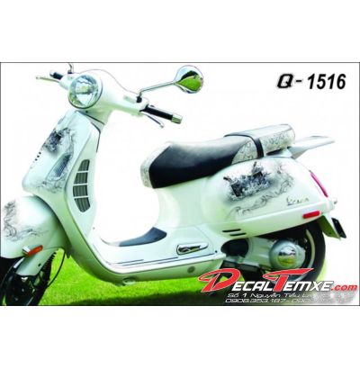 Tem Vespa Hoa Văn 1516