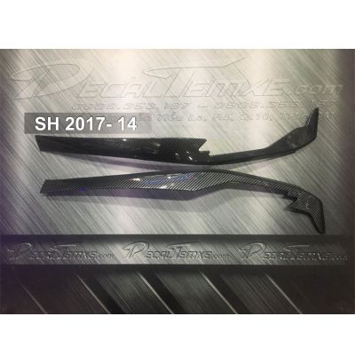 Ốp SƯỜN SH 2017 SƠN CARBON