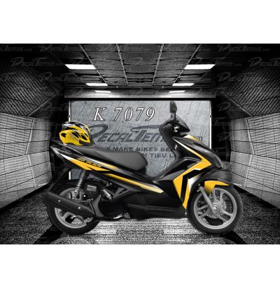 Tem Airblade 2013 Vàng Đen