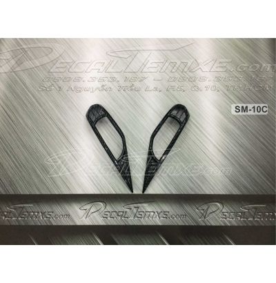 Chụp xi nhan trước SH mode sơn carbon