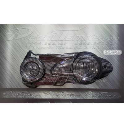 Ốp lốc máy NVX sơn Carbon