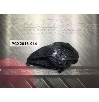 ốp Lốc Máy PCX 2018 SƠN CARBON