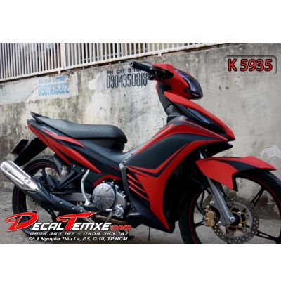Tem Exciter 2012 phối đỏ đen