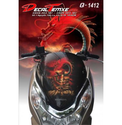 Tem Mặt Nạ PCX Rồng