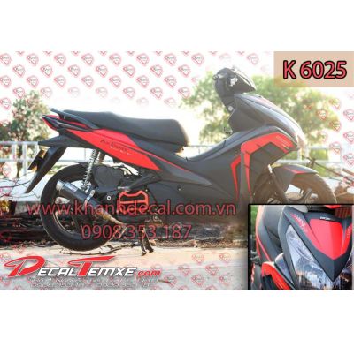 Tem Airblade 2011 Đỏ Đen