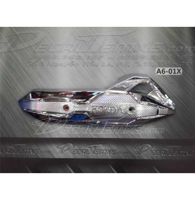 Ốp che pô Air blade 2016 mạ chrome
