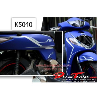 Tem Sh2008 phối xanh trắng