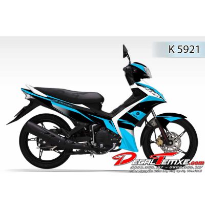 Tem Exciter 2010 phối màu xanh đen