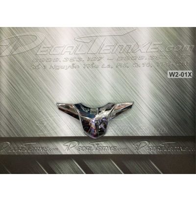Ốp bợ cổ Wave RSX 2012 mạ chrome