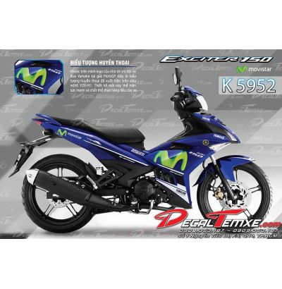 Tem Exciter 150 Yamaha Movistar 