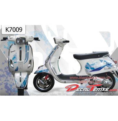 Tem Vespa Hoa Văn 7009